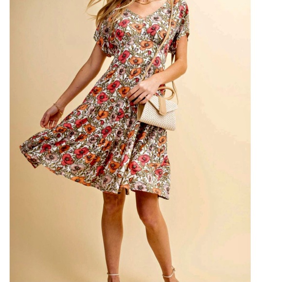 Kori Dresses & Skirts - ❌SOLD❌NWT Kori Short sleeve blossom dress